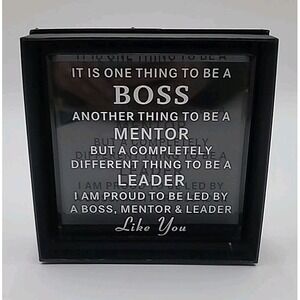 Boss Day Gifts for Women Men Crystal Acrylic Leaving Going Away Retirement Thank